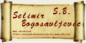 Selimir Bogosavljević vizit kartica